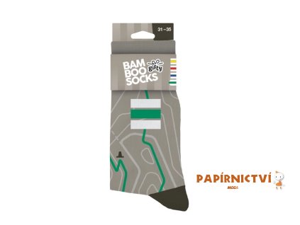 Gifty - ponožky zelená trasa 31-35 1043093