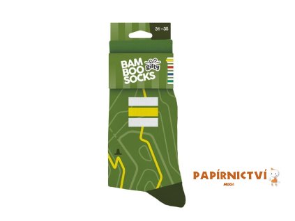 Gifty - ponožky žlutá trasa 31-35 1043087