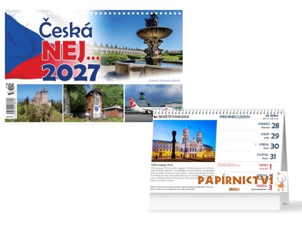 Kalendář 2027 stolní Česká NEJ… 1061740