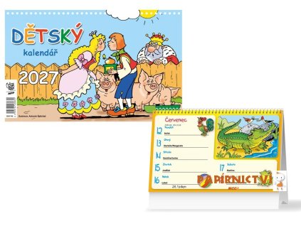 Kalendář 2027 stolní Dětský 1061746