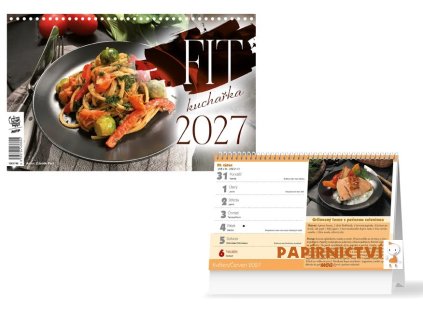 Kalendář 2027 stolní FIT kuchařka 1061748
