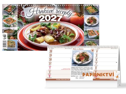 Kalendář 2027 stolní Hrnkové recepty (čtrnáctidenní) 1061750