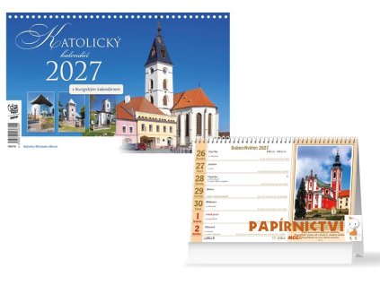 Kalendář 2027 stolní Katolický 1061751