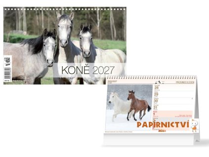 Kalendář 2027 stolní Koně 1061753