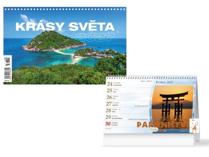 Kalendář 2027 stolní Krásy světa 1061754