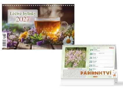 Kalendář 2027 stolní Léčivé bylinky 1061756