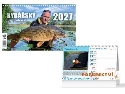Kalendář 2027 stolní Rybářský 1061780