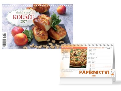 Kalendář 2027 stolní Sladké a slané koláče 1061782