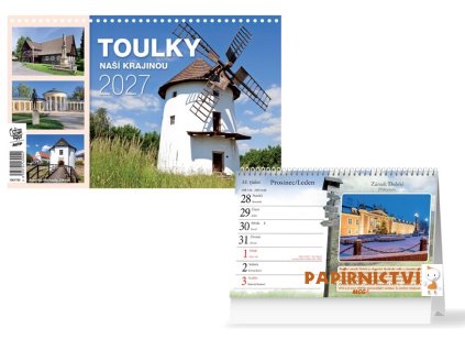 Kalendář 2027 stolní Toulky naší krajinou 1061783
