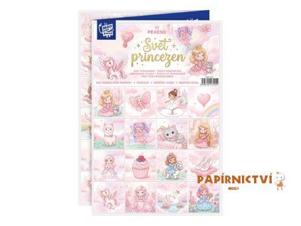 Pexeso MFP 3xA4 Svět princezen 5301315