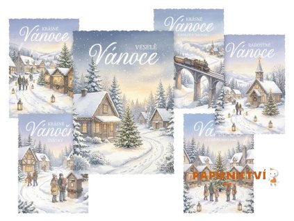 Pohlednice vánoční 185 C výsek 1240898