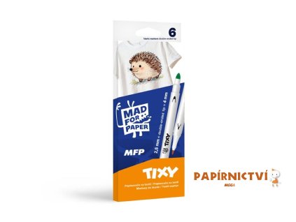 Popisovač na textil - 6ks set - twin tip 6410911