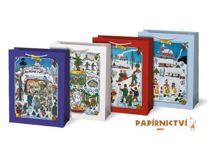 Taška MFP vánoční set 4ks L LADA mix č.1 (260x340x140) 5252990