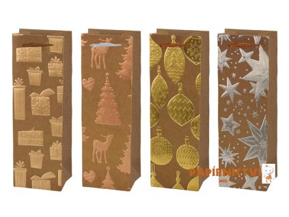 Taška MFP vánoční set 4ks T12 KRAFT mix V29 (120x360x85) 5252996