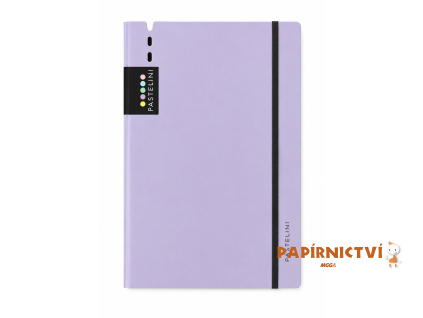 KARIS A4 foam PASTELINI fialová 2-702
