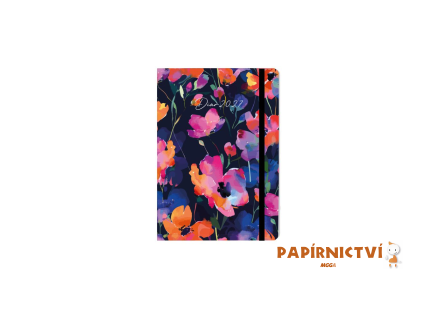Diář A6 týdenní 2027 Florist 8-65126