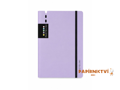 KARIS A5 foam PASTELINI fialová 2-713