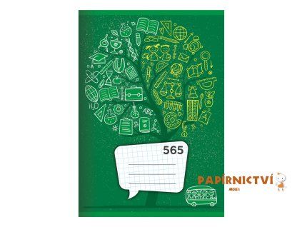 sesit a5 60 listovy ctvereckovany 565