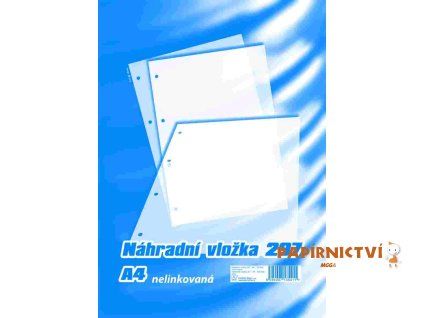 Náhradní vložka do karis bloku A4 100 ls čistá