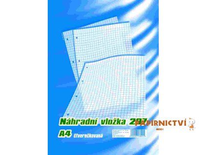 Náhradní vložka do karis bloku A4 100 ls čtvereček
