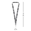 privesek na klice dlouhy lanyard sedy 1 9