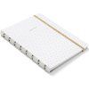 Filofax Notebook Moonlight A5, bílá