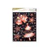 Okenní fólie vánoce glitr VA026 30x42cm 671 8886448