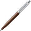 Kuličkové pero Sheaffer Sentinel - brush chrome/ coffee barrel