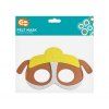 Maska PAW PATROL Rubble, hnědá - fleece 21x13,5cm