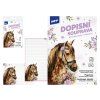 Dopisní papír barevný LUX 5+10 (Kůň)