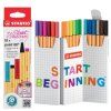STABILO point 88 18pcs Zig-Zag deskset 8818/5