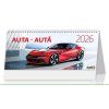 Stolní kalendář Auta/Autá  2026 321x134(35)mm S53-26