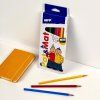 Pastelky MFP 12 ks triangular s ořezávátkem Pat a Mat 5301234
