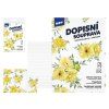 Dopisní papír barevný LUX 5+10 (Květy) 5550374