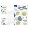 Dopisní papír barevný LUX 5+10 (Květy) 5550375