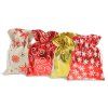 Sáček textil vánoční 13x18cm mix 5800723