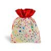 Sáček textil vánoční hvězdy 18x23cm 5800737