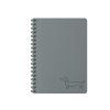 Blok se spirálou dark gray 11x15cm 80l/70g 7501647