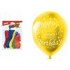 Balónek nafukovací 12ks sáček standard 23cm Happy Birthday mix 8000132