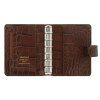 Filofax, Diář Classic Croc, kapesní, kaštanová
