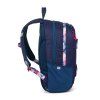 Studentský batoh + etue OXY Sport Flowers Blue 8-39725E