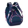 Studentský batoh + etue OXY Sport Flowers Blue 8-39725E