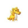 3D Sticker Model Ještěrky Žlutý drak - MAKE 1042621