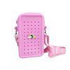 Gifty - Silikonová crossbody taštička růžová + 1 pin zdarma