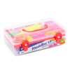 Modelovací hmota  7 barev 550g + 7 tvořítek, váleček