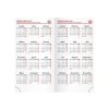 Diář 2027 T806 PVC tmavě šedý 90x170mm 7781616